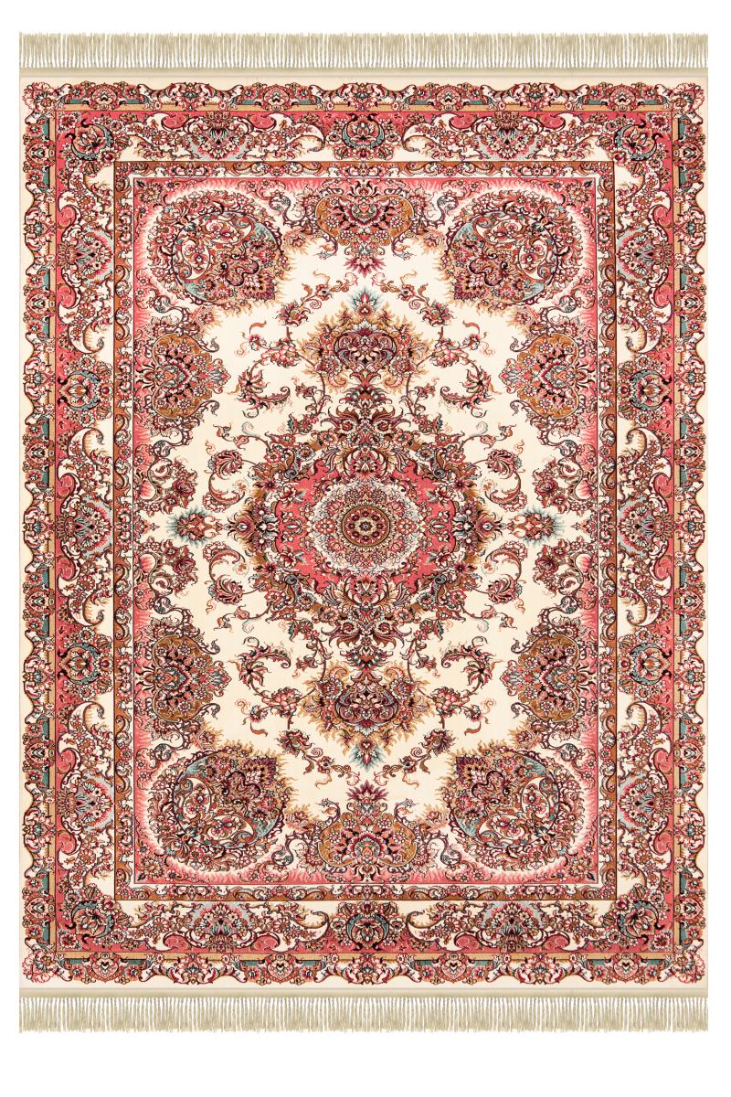Soltani Cream-Pink 3911 , SOLD