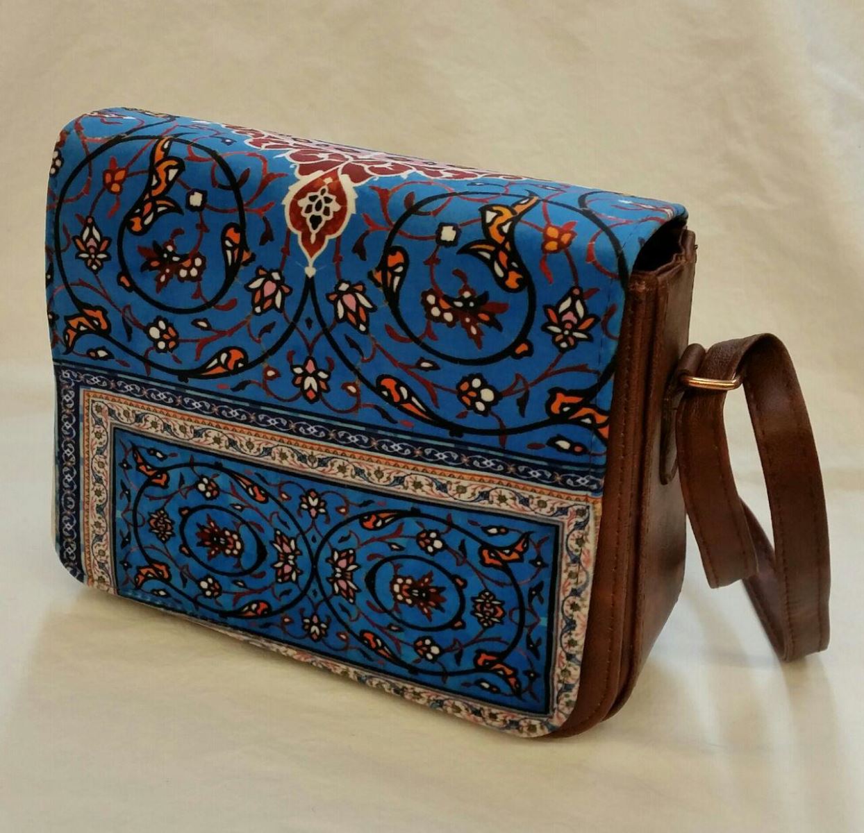 Persian women's traditional long handle leather bag  143