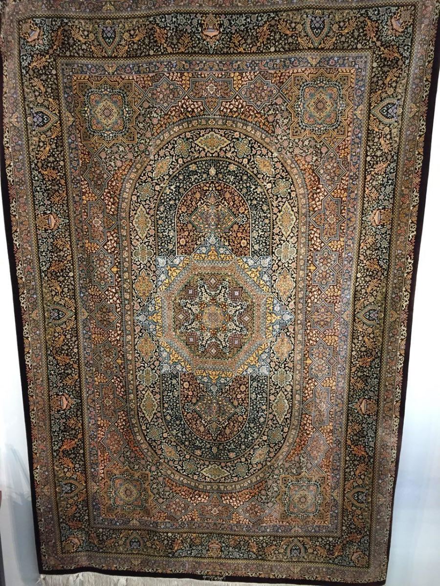 Persian Qom Silk Rug 161 SOLD