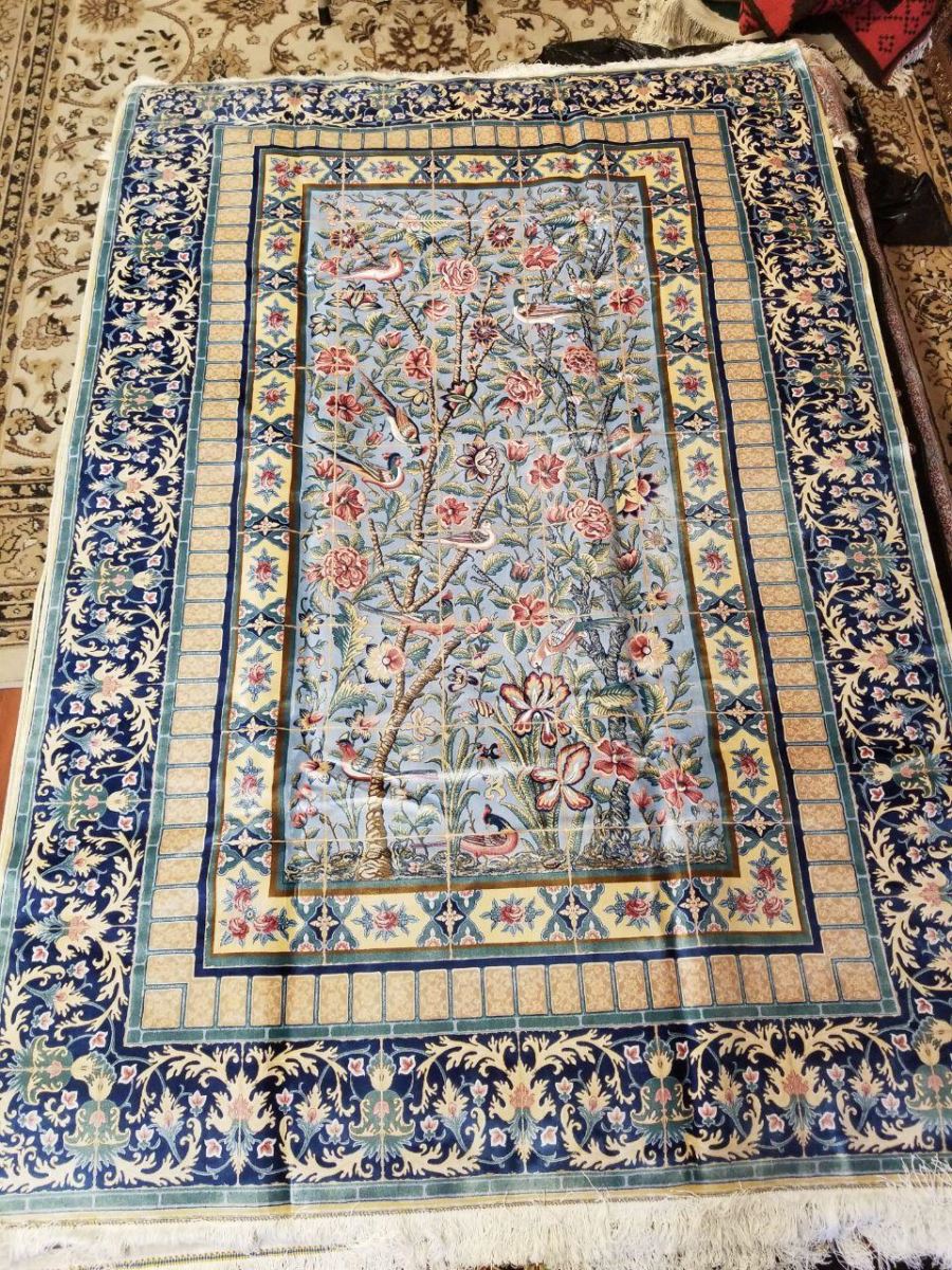 Persian Hand Loom Silk Rug 190