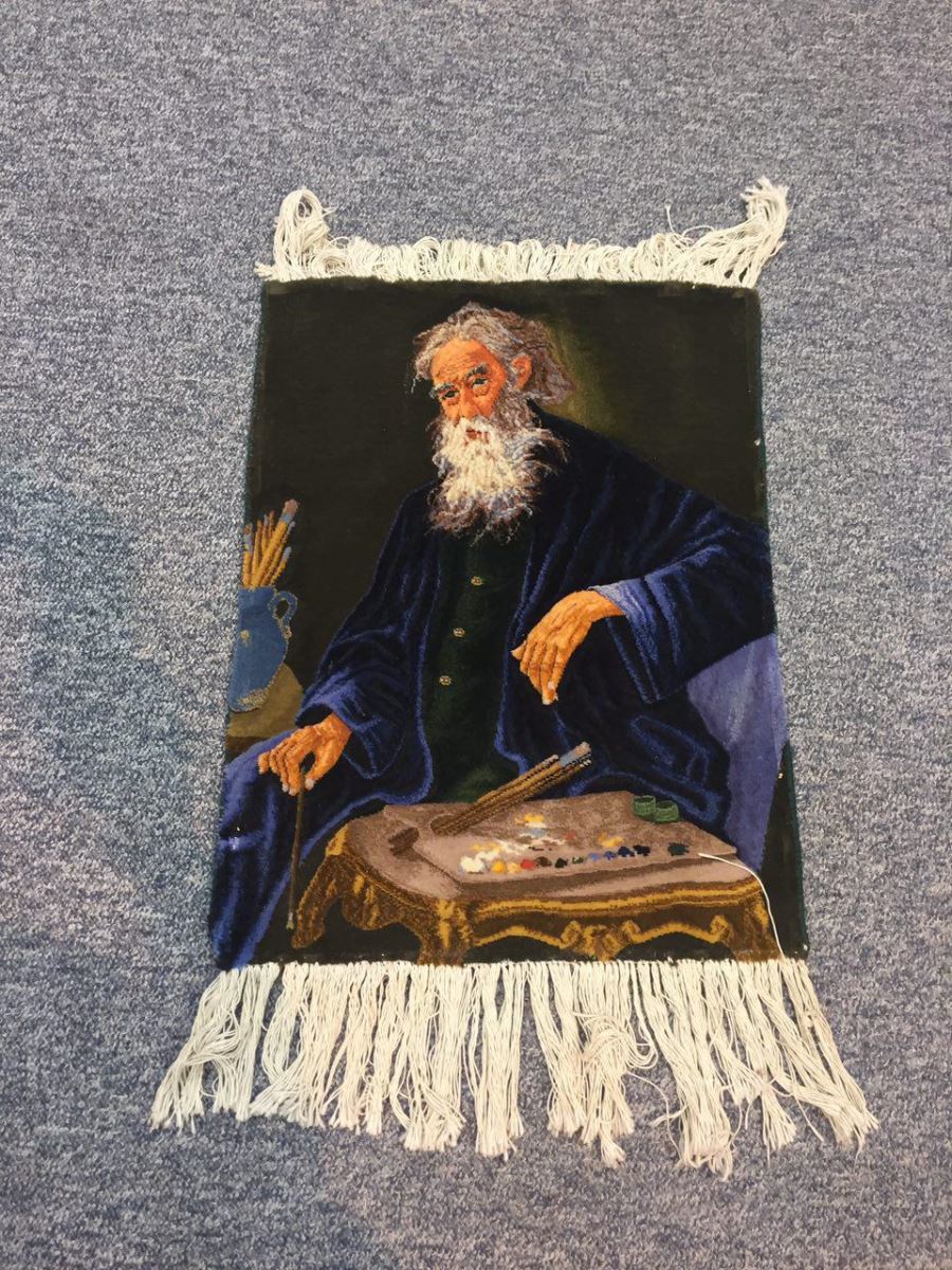 Persian Tableau Rug Tabriz 38 SOLD