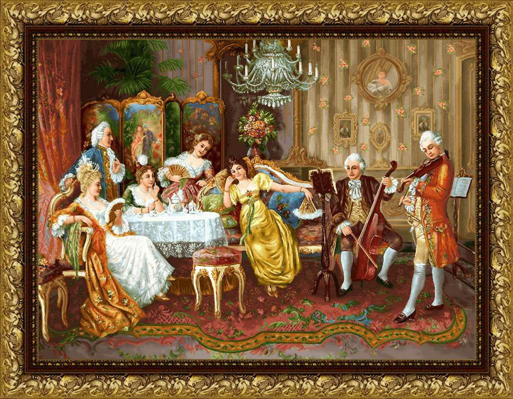Persian Rug Tableau 223 SOLD