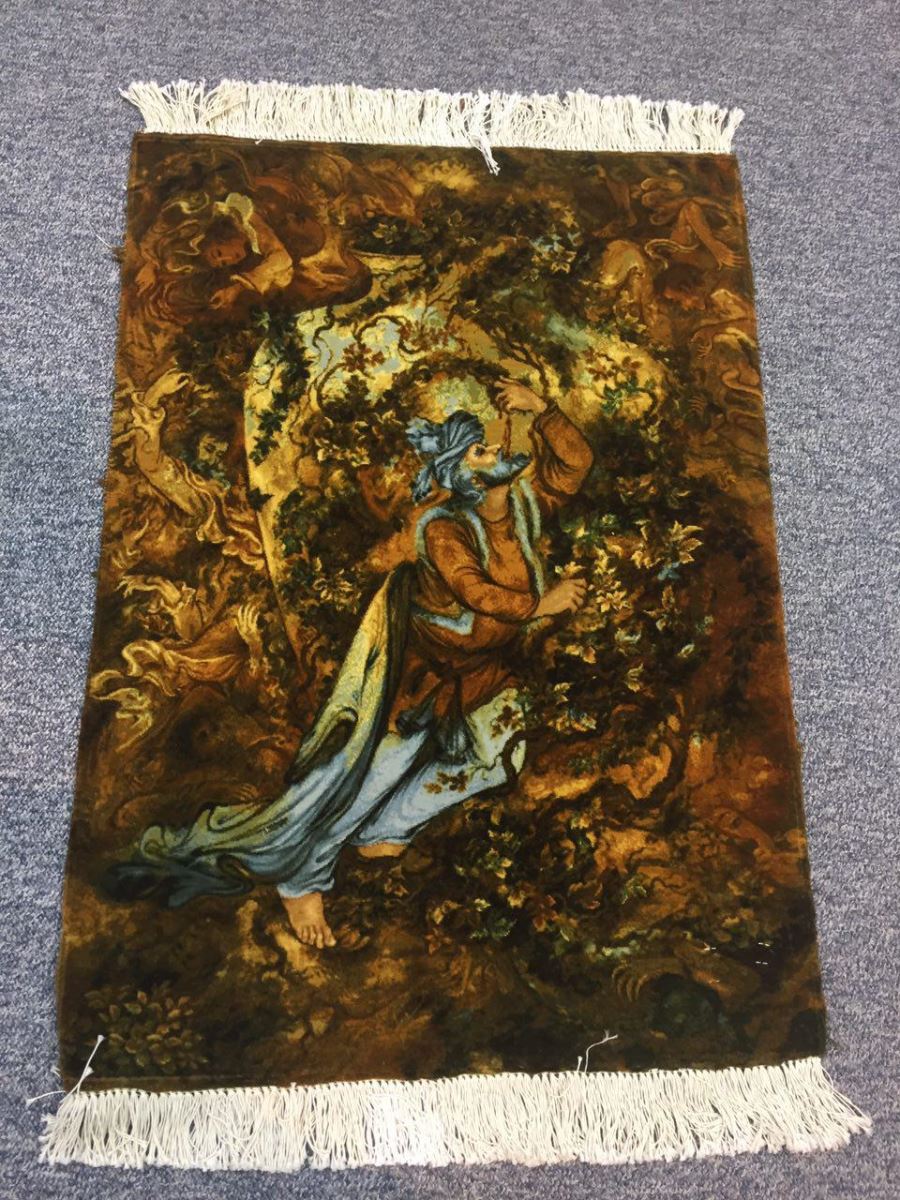 Farshchian Tableau Rug Tabriz 37 SOLD