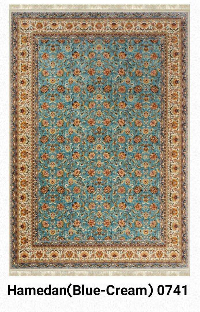 Hamadan Blue-Cream 0741