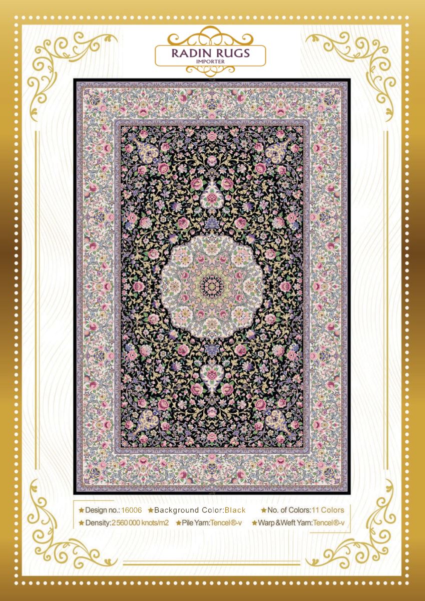 Persian Hand Loom Silk Rug 10