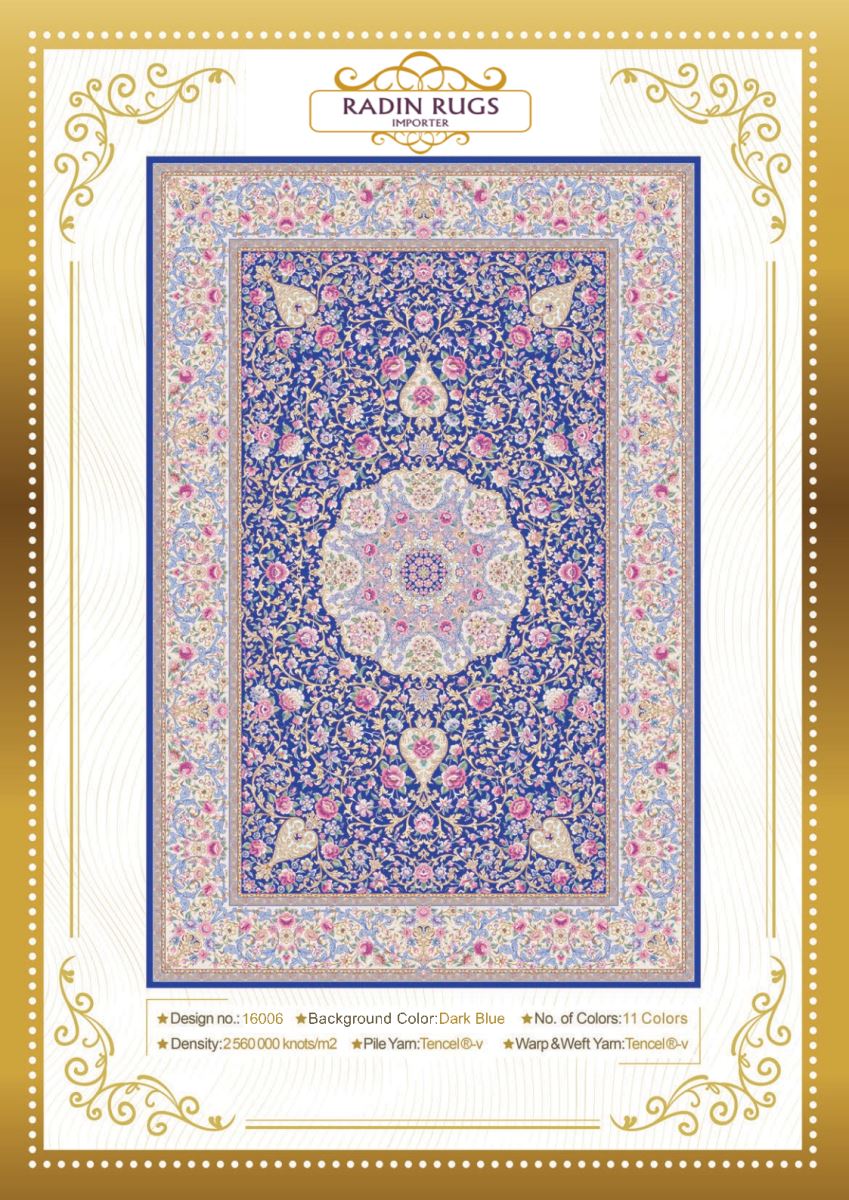 Persian Hand Loom Silk Rug 13