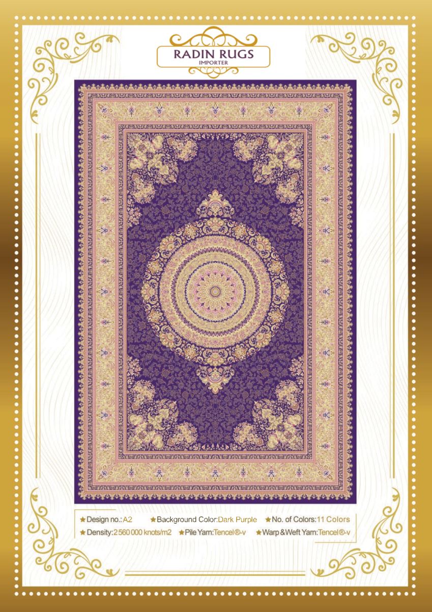 Persian Hand Loom Silk Rug 153