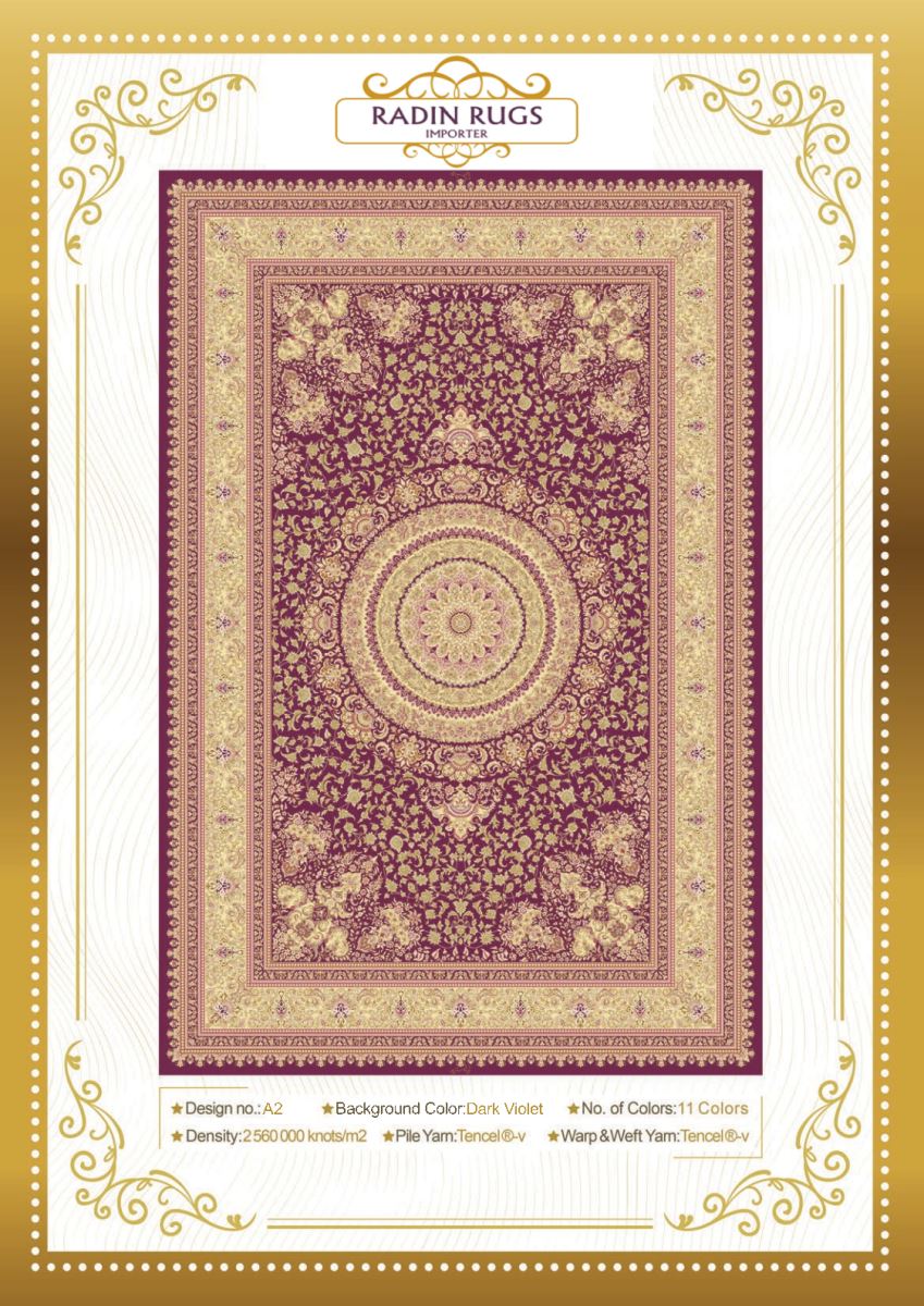 Persian Hand Loom Silk Rug 154