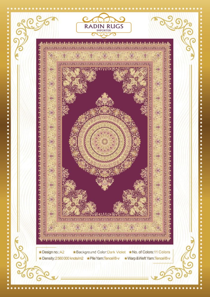 Persian Hand Loom Silk Rug 155