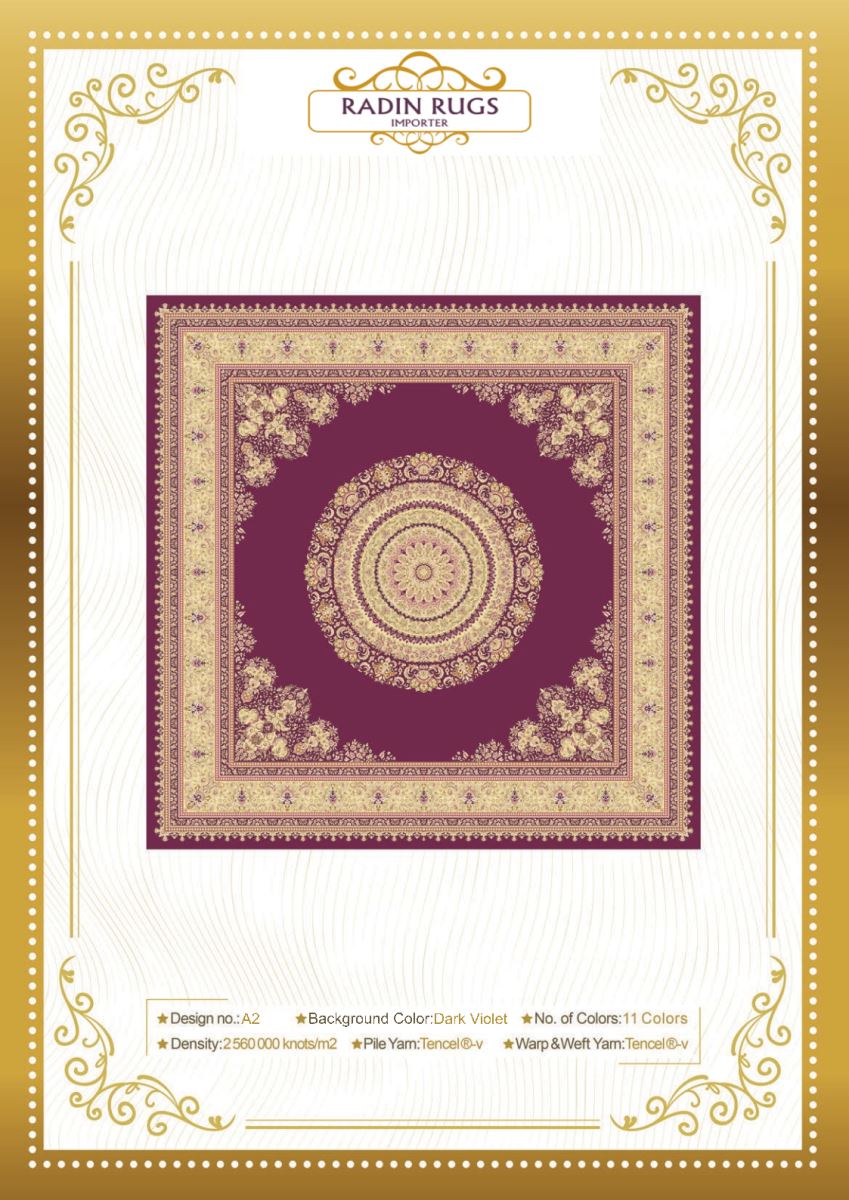 Persian Hand Loom Silk Rug 156