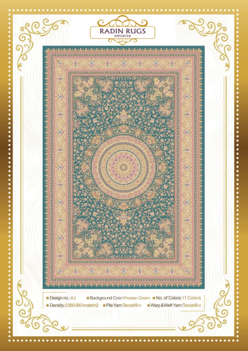Persian Hand Loom Silk Rug 157
