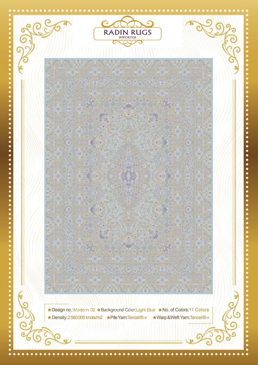 Persian Hand Loom Silk Rug 170