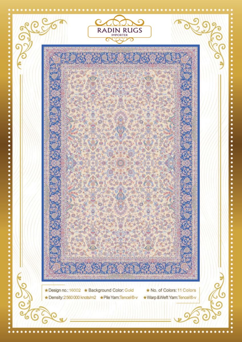 Persian Hand Loom Silk Rug 3