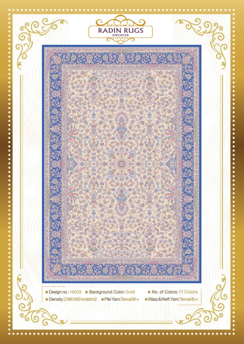 Persian Hand Loom Silk Rug 3