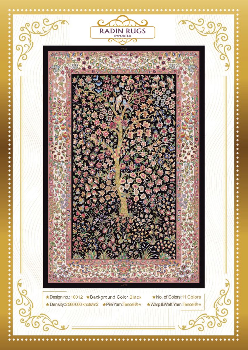 Persian Hand Loom Silk Rug 35