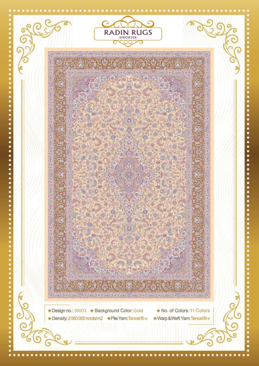 Persian Hand Loom Silk Rug 5