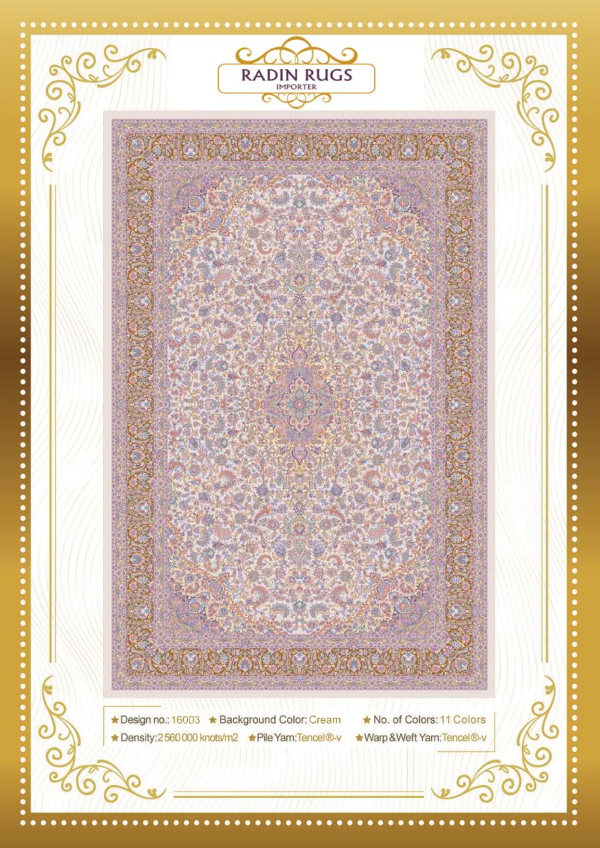 Persian Hand Loom Silk Rug 6