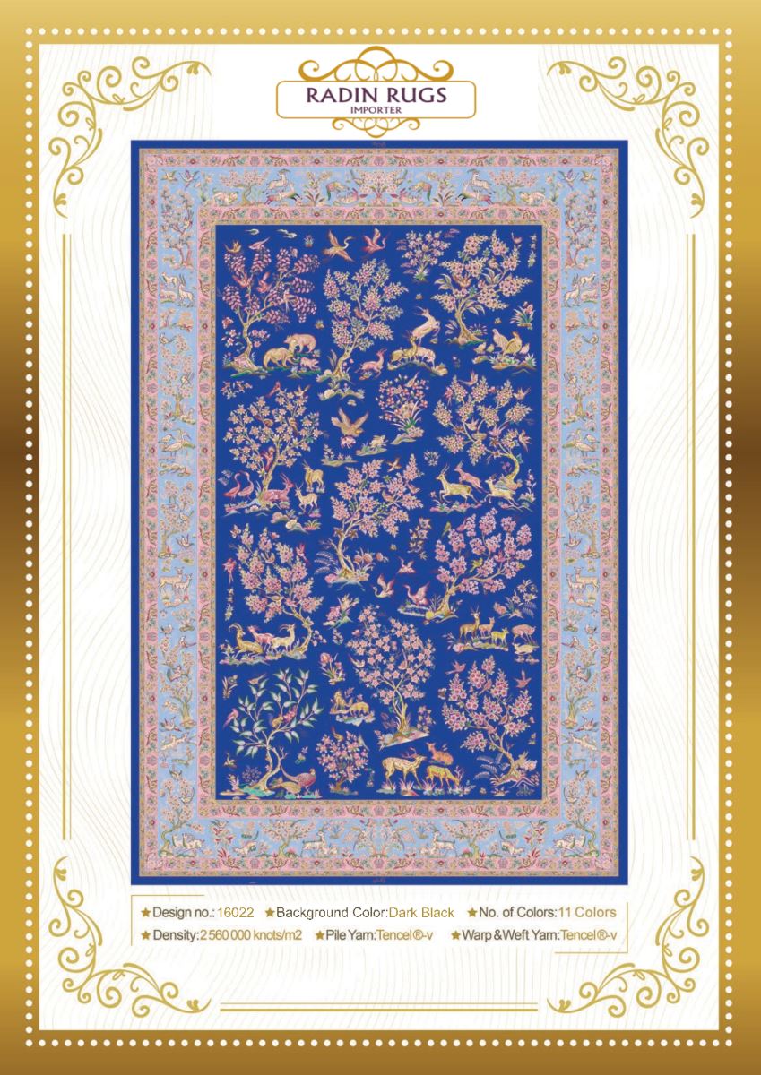 Persian Hand Loom Silk Rug 62