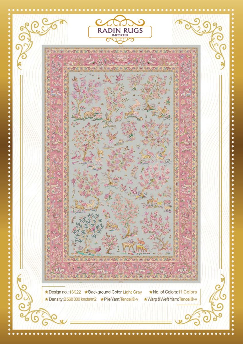 Persian Hand Loom Silk Rug 66
