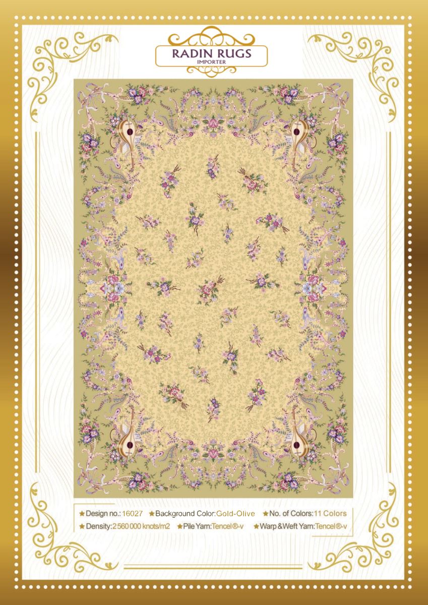Persian Hand Loom Silk Rug 90