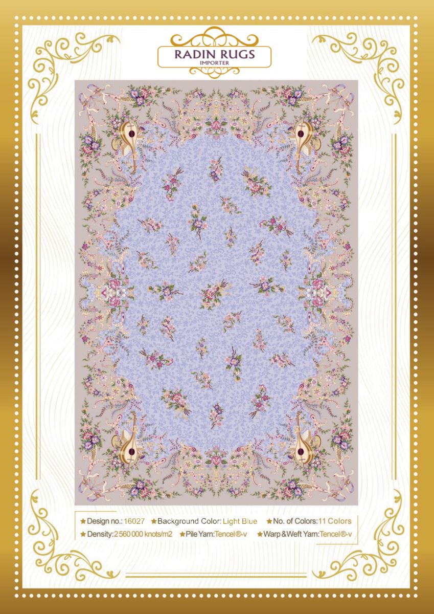 Persian Hand Loom Silk Rug 92