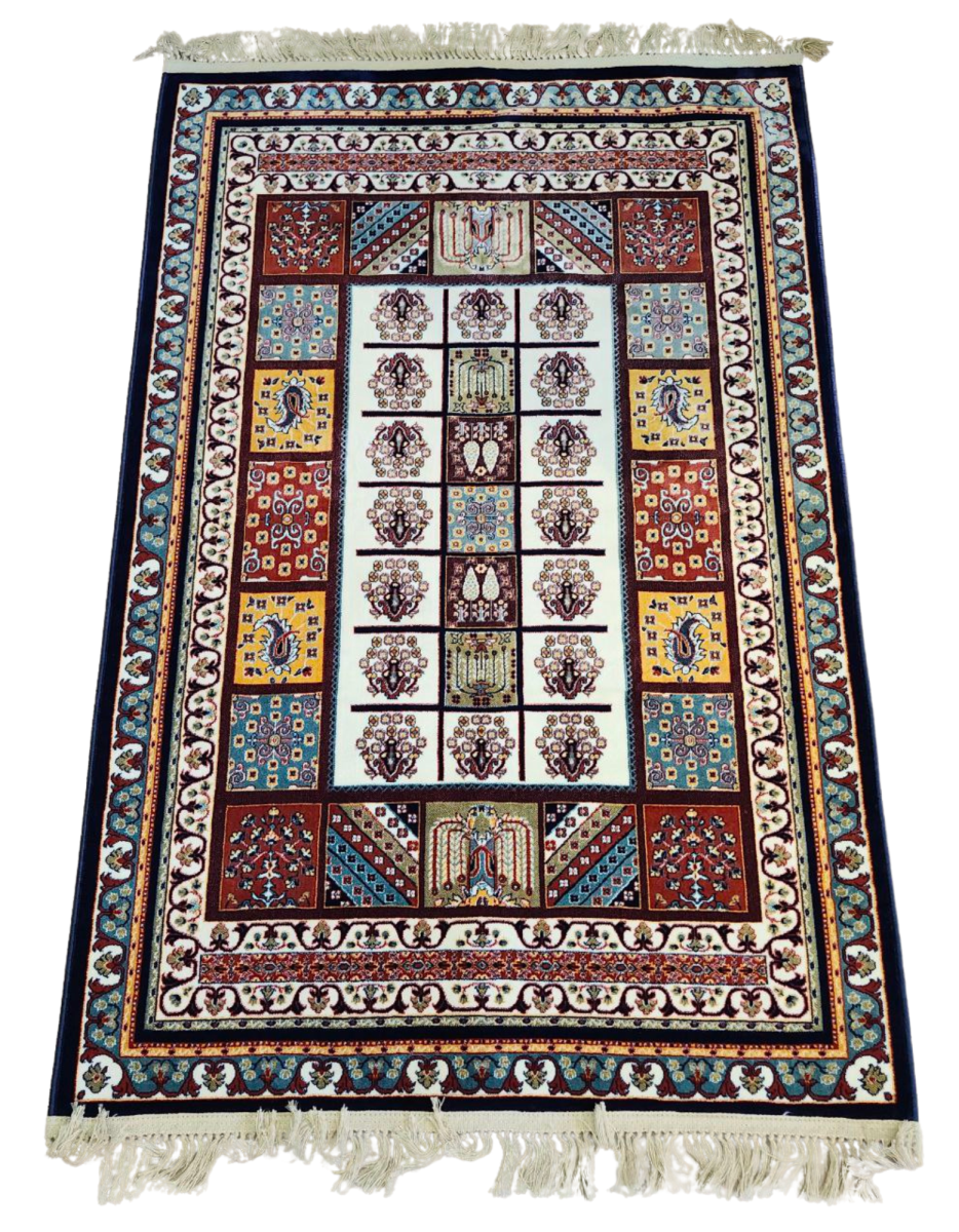 Bagh Behesht Navy-Cream 8888-1