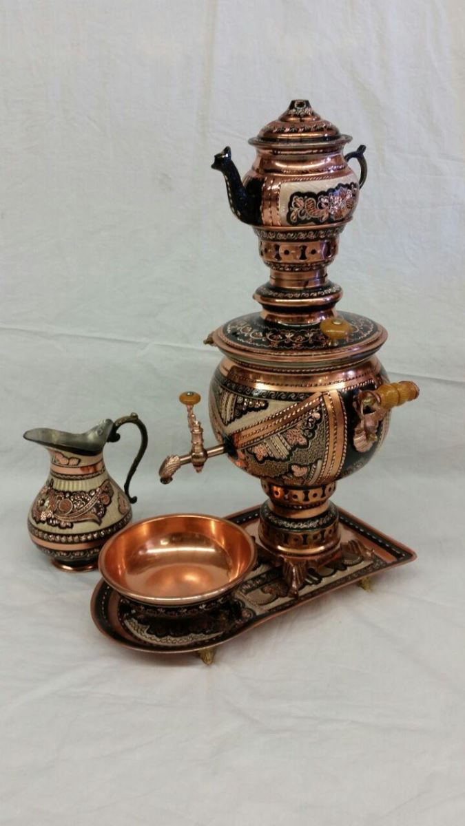 Copper Toreutics Tea Set 301