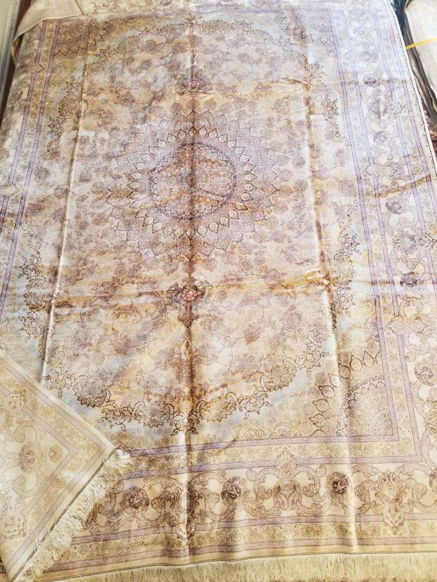 Persian Hand Loom Silk Rug 201 SOLD