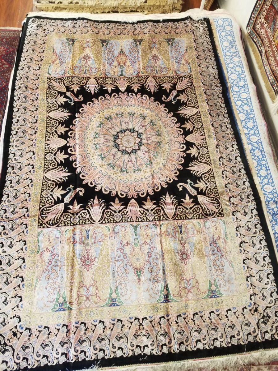 Persian Hand Loom Silk Rug 178