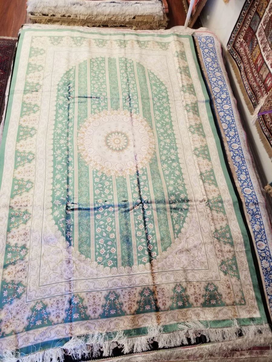 Persian Hand Loom Silk Rug 177