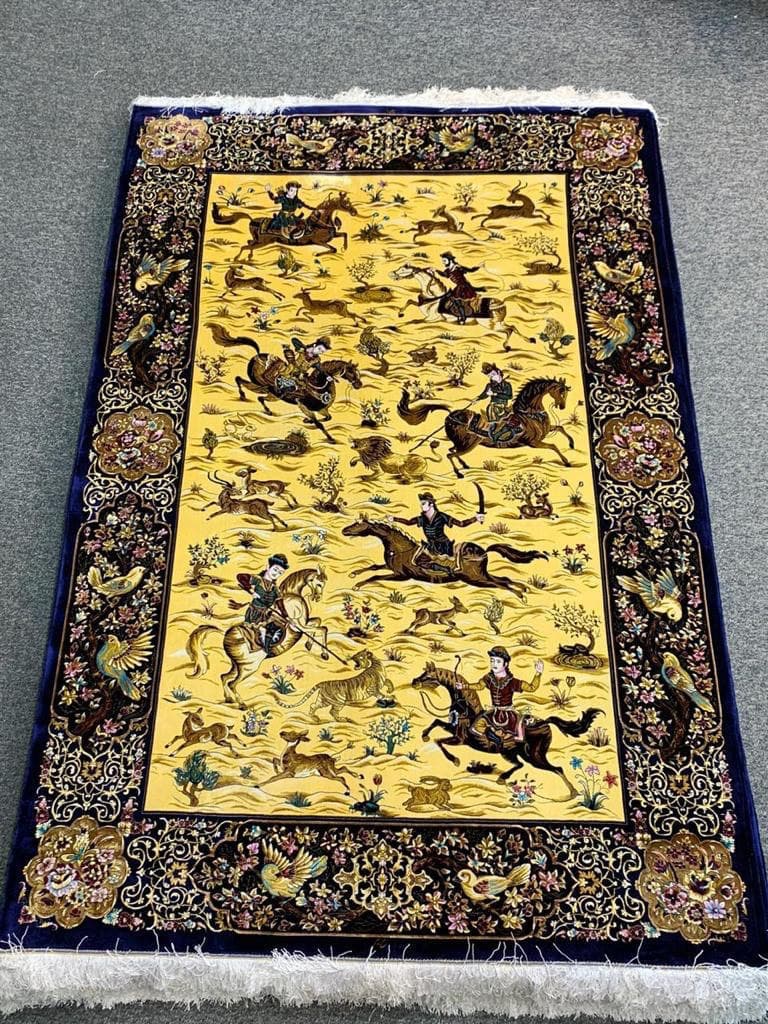 Persian Hand Loom Silk Rug 211