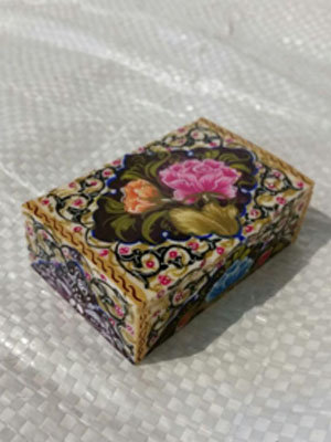 Camel Bone Ring Box Code 8 SOLD