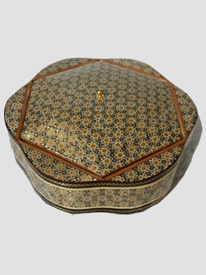 Large Khatam Chocolate Dish 298
